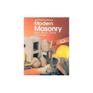  Modern Masonry Brick, Block, Stone (WORKBOOK) Books