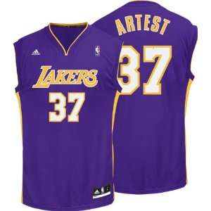 Ron Artest Jersey adidas Revolution 30 Purple Replica #37 Los Angeles 