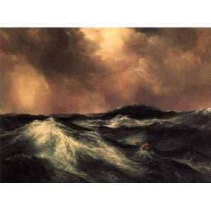   Inch, painting name The Angry Sea, by Moran Thomas