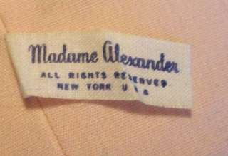1961 14 MADAME ALEXANDER BABY McGUFFEY DOLL.w/BOX & CLOTHES/CRIER 