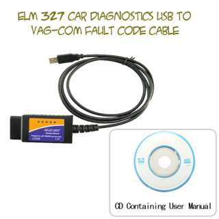 ELM 327 Car Diagnostics USB to VAG COM Fault Code Cable Toyota BMW 