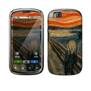  The Scream Decorative Skin Decal Sticker for Motorola Cliq 