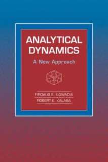 Analytical Dynamics A New Approach NEW by Firdaus E. U 9780521048330 