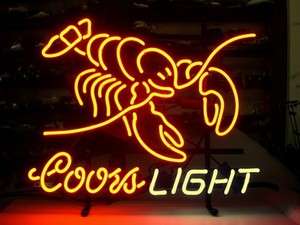 Coors Light Lobster Logo Beer Bar Pub Neon Sign V30 NEW  
