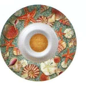   Tropical Ocean Shell Chip N Dip Serving Party Tray