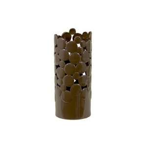  Urban Trends Brown Ceramic Vase Cut Design 20515 / 20516 