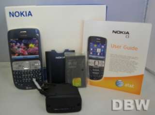 NEW IN BOX NOKIA C3 00 C3 BLUE SLATE AT&T LOCKED PHONE  