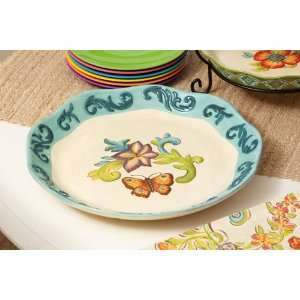   Handpainted 14 Platter Blue, Madisons Garden