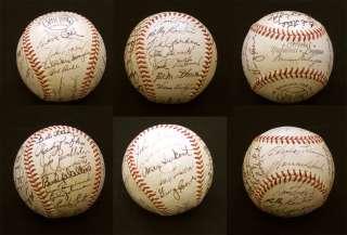 1953 Milwaukee Braves team signed baseball (26 sigs)  