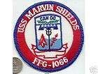 USS Navy Ship Patch MARVIN SHIELDS FFG 1066