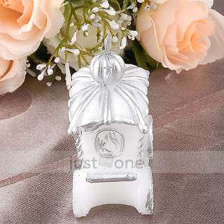 Western Style Sliver Carriage Candle Wedding Favors  