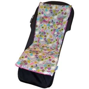   Comfort Memory Foam Stroller Pad and Seat Liner, Spring Blossoms Baby