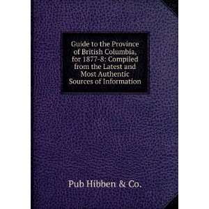   and Most Authentic Sources of Information Pub Hibben & Co. Books