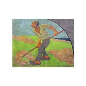 Haymaker by Paul Serusier. size 14 inches width by 12 inches height 