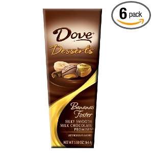 Dove Milk Chocolate Bananas Foster Promises, 5.8 Ounce Packages (Pack 