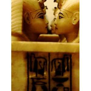  Alabaster Tut Top Canopic Jars, Egyptian Antiquities Museum, Cairo 