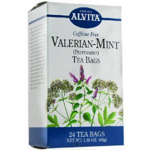  Alvita Tea Valerian Mint 24 bag ( Eight Pack) Health 
