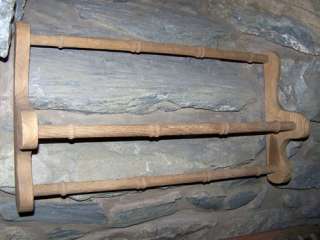   Bar rack white oak wood old antique bathroom 21 3/4 rustic weathered