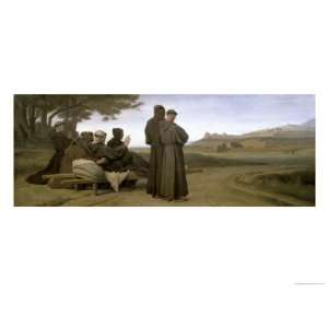 St. Francois DAssise Transporte Mourant a Ste.Marie Des Anges Giclee 