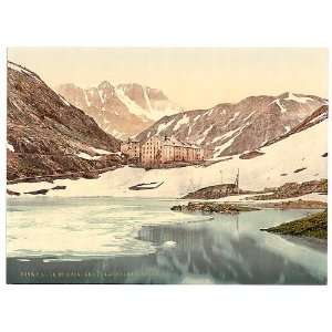    St. Bernard Hospice,lake,Valais,Alps of,Switzerland