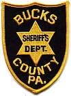 Bucks County Pennsylvania Sheriffs Dept. Patch / Sh