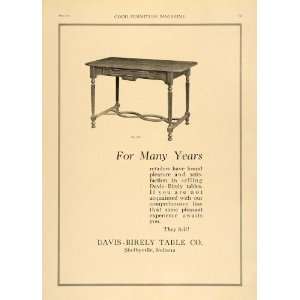  1919 Ad Davis Birely Office Desk Furniture Shelbyville 