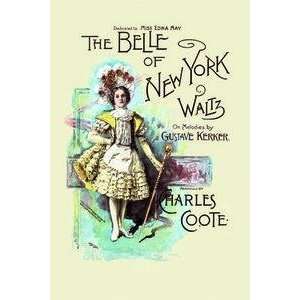  Vintage Art The Belle of New York   Giclee Fine Art Canvas 