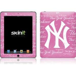  New York Yankees   Pink Cap Logo Blast skin for Apple iPad 