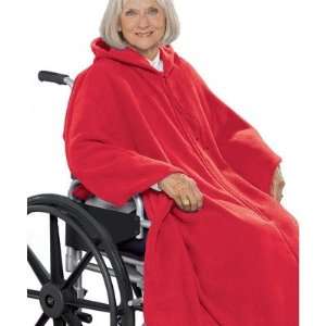  Silverts 0271000 Unisex Wheelchair Fleece Cape Color Red Baby
