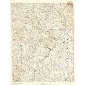  USGS TOPO MAP LAUREL SHEET MARYLAND (MD) 1892