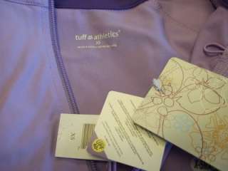 NWT Tuff Athletics Purple Zip Up UPF 40+ Jacket XS  