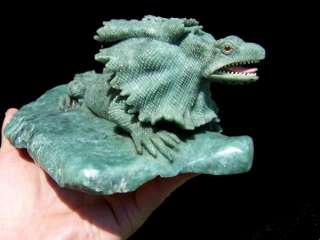 10 in Perfectly Carved LIZARD, Super Detailed and Real  