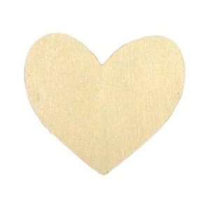 Darice Wood Shape Unfinished 2.5x 3 Heart (24 Pack)