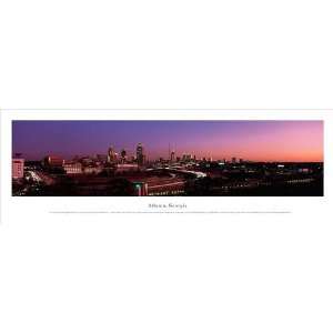 Atlanta, Georgia City Skyline 37.25 x 8 Unframed Panoramic 