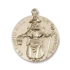  14K Gold St. Nino de Atocha Medal Jewelry