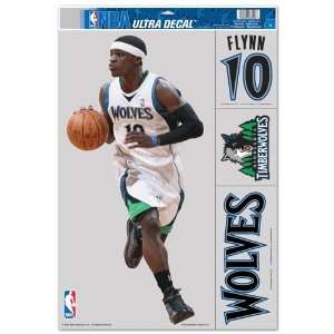    NBA Jonny Flynn Static Cling Decal Sheet