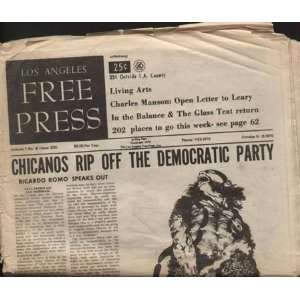  Los Angeles Free Press October 1970 Manson Leary