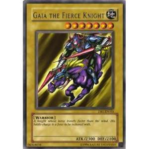  Gaia the Fierce Knight Yugioh DB1 EN103 Rare Toys & Games