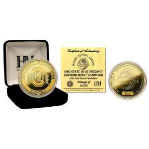  BSS   Ohio State Buckeyes 24KT Gold 2010 Rose Bowl Champs 