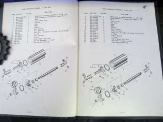 LIFT Truck Fork ForkLift Parts Manual Book ~ORIG  