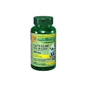 Cats Claw 500 mg 500 mg 100 Capsules Health & Personal 