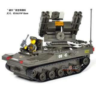   Humvee Chariot Helicopter anti aircraft missile building blocks  
