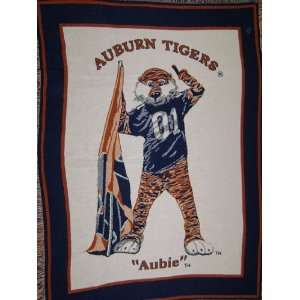  Auburn Tigers Aubie Woven Blanket