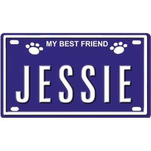  JESSIE Dog Name Plate for Dog House. Over 400 Names 