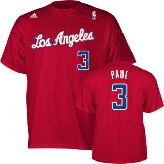 Los Angeles Clippers Chris Paul Red Jersey T Shirt sz Large  