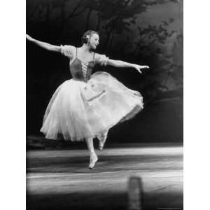  Ballerina Galina Ulanova Dancing in Title Roll of Ballet Giselle 