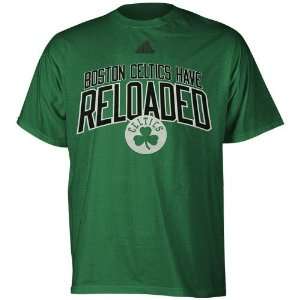  adidas Boston Celtics Kelly Green Reloadable T shirt 