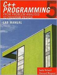 Lab Manual for Maliks C++ Programming From Problem Analysis to 