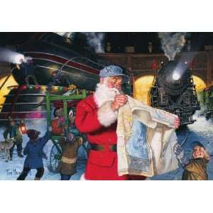  National Railroad Museum Santas Train Christmas Card 