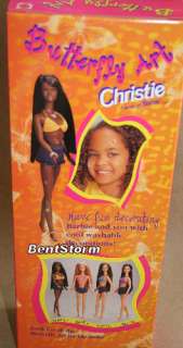 RECALLED BUTTERFLY ART CHRISTIE Barbie Doll Tattoos New  